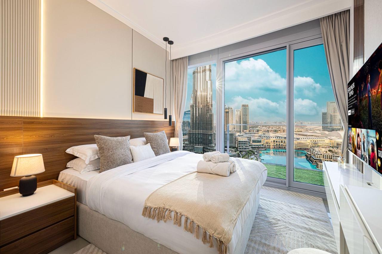 Luxury 3BR+Maids | Burj Khalifa & Fountain View| Monthly Rent | AED 34,000 | High Floor