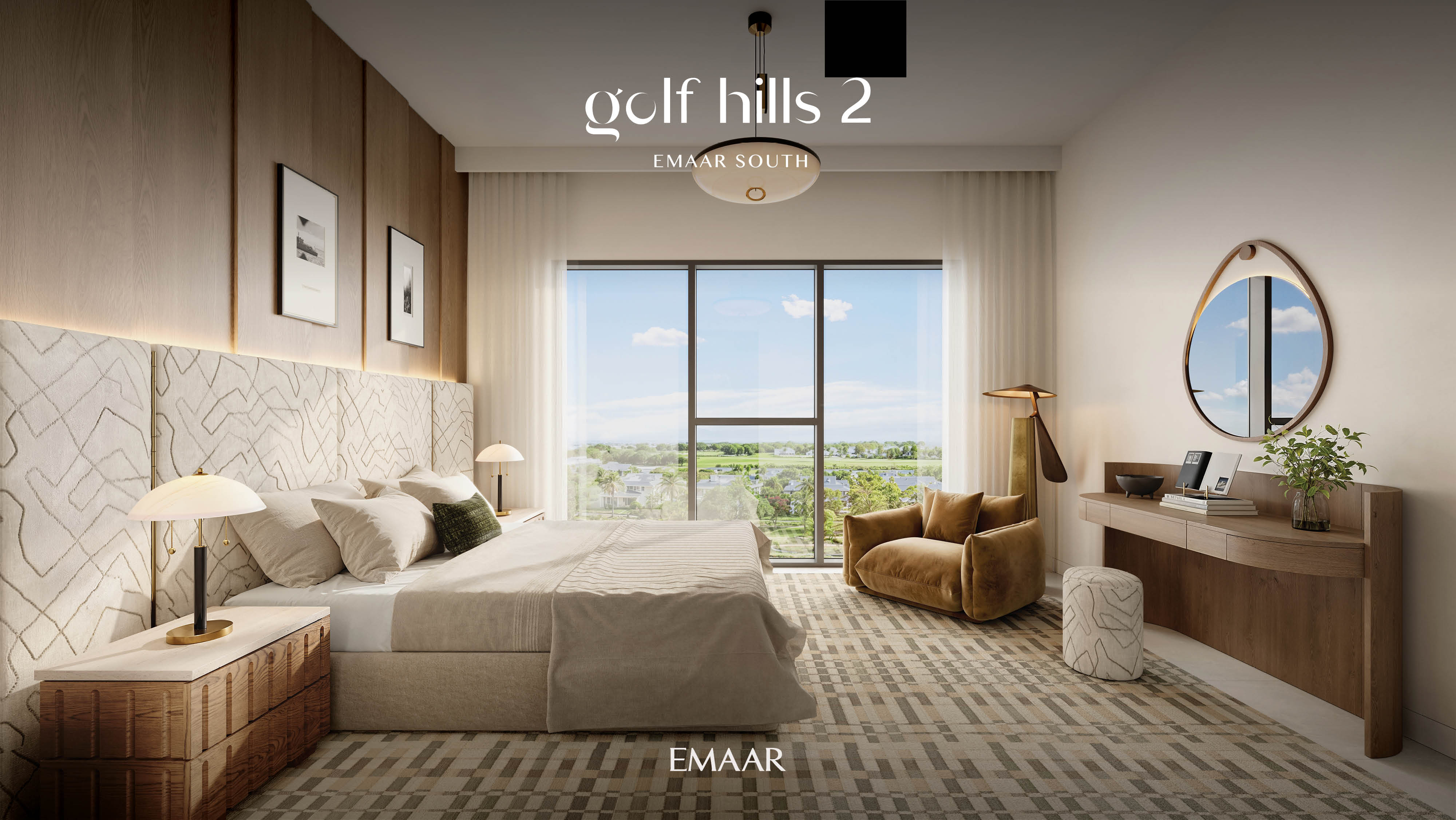 Golf Course View | 2BR Apartment | Emaar South